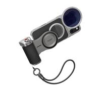 TELESIN Master Grip Kit for iPhone 17 Pro, Magnetic Phone Camera Grip with C03 Selfie Light+ UV Filters+ CPL Filters, Creator Combo Built Wireless Charging - Cooling Graphene Case - Handle Grip