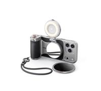 TELESIN Master Grip Kit for iPhone 17 Pro Max, Magnetic Phone Camera Grip with C03 Selfie Light+ UV Filters+ CPL Filters, Creator Combo Built Wireless Charging - Cooling Graphene Case - Handle Grip