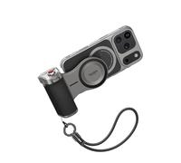 TELESIN Master Grip Kit, Magnetic Camera Grip for MagSafe/iPhone/Android, Built-in 3200mAh Battery, Wireless Charging, DSLR Style Handle for Vlog/TikTok/Video, with Graphene Case for iPhone 17 Pro