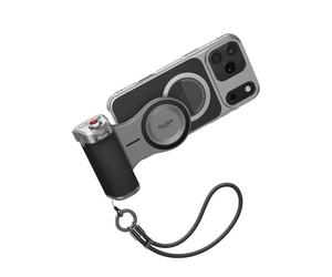 TELESIN Master Grip Kit, Magnetic Camera Grip for MagSafe/iPhone/Android, Built-in 3200mAh Battery, Wireless Charging, DSLR Style Handle for Vlog/TikTok/Video, with Graphene Case for iPhone 17 Pro Max