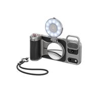 TELESIN Master Grip Kit, Magnetic Camera Grip for MagSafe/iPhone/Android, Creator Combo w/ C03 Selfie Light, Built-in 3200mAh Battery, Wireless Charging, Includes iPhone 17 Pro Case+UV Filter