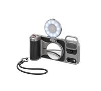 TELESIN Master Grip Kit, Magnetic Camera Grip for MagSafe/iPhone/Android, Phone Camera Grip w/ C03 Selfie Light, Built-in 3200mAh Battery, Wireless Charging, Includes iPhone 17 Pro Max Case+UV Filter