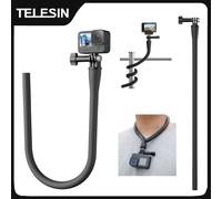 TELESIN Mini Action Camera Mount For Gopro Insta360 DJI Action Mini Camera Octopus Tripod Phone Holder Clip Stand Flexible Mount
