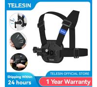 TELESIN Quick Release Chest Strap Mount Belt Mount for GoPro Hero 13 12 11 10 9 8 7 6 5 Insta360 SJCAM DJI OSMO Action