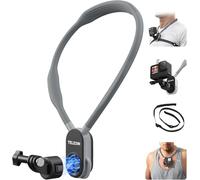 TELESIN Quick Release Magnetic Neck Mount with Brust Strap for GoPro Hero 13 12 11 MAX DJI Osmo Action 4/3/2 Pocket 3 Insta360, POV Action Camera Neck Mount Vlog Accessories - MAX Size