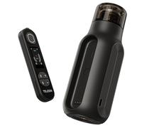 TELESIN Remote Fog Machine for Video Photography - Portable, 10m Remote, Multi-Mode Fog/Dry Ice/Steam, Ergonomic Grip, Travel Case