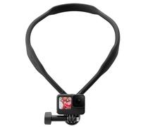 TELESIN SE Neck Mount Flexible POV Holder for GoPro Hero 11/10/9/8/7/6/5/Max/Mini, DJI OSMO Action, Insta360, Multi-Angle Filming, Skin Friendly, Easy Plug and Play, Black, Accessories