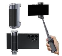 TELESIN° Smartphone Grip Selfie Stick, Bluetooth Mobile Phone Handle Holder, Mobile Phone Shutter Grip with Detachable Remote for One-Handed Control Compatible Samsung Android Video Shooting
