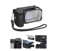 TELESIN Street Grip Kit for DJI Action 6 with Metal Cage | Aluminum Alloy Camera Grip with Seesaw Shutter Button, Backup TF Card Slot & Quick Battery Access for Vlogging