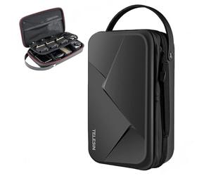 TELESIN Telesin Multifunction Waterproof Expandable Hard Shell Portable Storage Bag Carrying Case Adjustable Space for GoPro, Insta360 Ace Action Camera