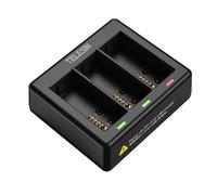 TELESIN Triple Battery Charger Enduro Batteries Charger with Type-C USB Cable for GoPro HERO13 and GoPro 13 Black Enduro Battery Charger