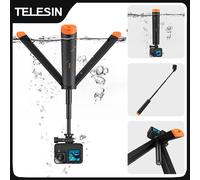 TELESIN Underwater Buoyancy bar Diving Extendable Selfie Stick Tripod For Gopro Insta360 DJI OSMO Action Camera Accessories Buoyancy bar Tripod