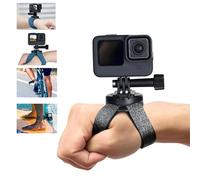 TELESIN Upgraded Arm Mount Strap Wrist Strap Hand Mount Compatible with GoPro Hero 13 12 11 10 9 8 7 6 5 insta360 X3 X4 X5 ONE X2 DJI Osmo Action 5 Pro 4 3 Action Camera(360 Degree Rotation)
