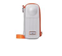 TELESIN Waterproof Hard Carry Case for Insta360 X5/X4/X4 Air, Silver