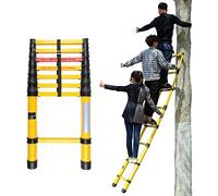 Telesladder Multi-Purpose Fiberglass Extension Ladder 5M/4.5M/4M/3.5M/3M/2.5M/2M Tall Insulated Cop Ladder 13Ft Versatile Reach for Home & Professional Use