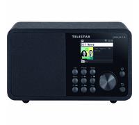Telestar DIRA M 1 A Digital Radio/Internet Radio (DAB+ / DAB/FM/FM/Internet, WLAN, Bluetooth 5.1, Colour Display, EWF Emergency Warning) Black