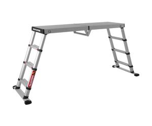 Telesteps 61209-101 Solid Line 3 height Working Platform, Silver