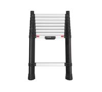 Telesteps Prime Line 3m Aluminium Telescopic Ladder with Deployable Stabilsers - Max Height 3.8m