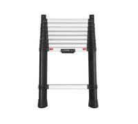 Telesteps Prime Line 3m Aluminium Telescopic Ladder with Deployable Stabilsers - Max Height 3.8m