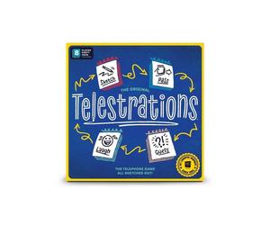 Telestrations (2025 Edition) (USAOPOLY) | Party Games | Ages: 12+ | Players: 4-8