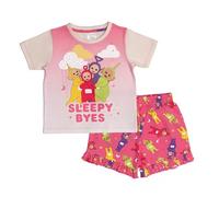Teletubbies Girls Frilly Short Pyjamas 18-24 Month Pink