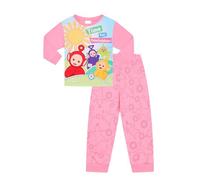 Teletubbies Girls Time Long Pyjamas PJs for Kids (6-9 Months) Pink