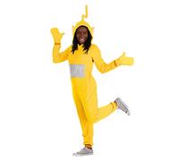 Teletubbies Laa-Laa Adult Jumpsuit Fancy Dress Costume Medium