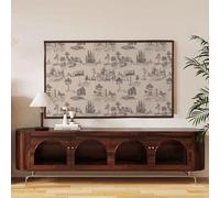 Television cover, Universal TV Cover 32-85 Inches Dustproof Screen Protector For LCD LED, Painting Pattern Indoor Bedroom Living Room Decoration Dust For Televisions(B,80IN)