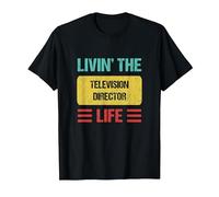 Television Director T-Shirt, Men, Black, Small