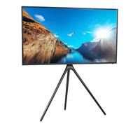 Television Stands Tvstand Artistic Easel 45 to 65 Inch LED LCD Screen, Studio TV Display Stand, Adjustable Mount with Swivel and Tripod Base Bracket