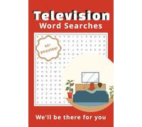 Television Word Search: TV word search puzzle, easy to read print, US and UK TV shows, 50+ puzzles, 6x9in, coffee break, holidays
