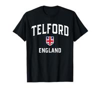 Telford England Flag Patriot Shield T-Shirt