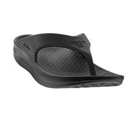 Telic Women's Energy Flip Flop-Pillow-Soft, Supportive, Lightweight, Waterproof-Perfect for Beach & Pool, Midnight Black, 7 Women/6 Men