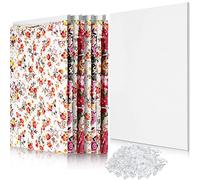 Teling 7.5 x 10.5 Inch Comic Book Boards Fabric Backing Board and U Shape Plastic Alligator Clips Poster Board for Folding Cloth and Storing Fabric Storage(15 Set)