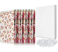 Teling 7.5 x 10.5 Inch Comic Book Boards Fabric Backing Board and U Shape Plastic Alligator Clips Poster Board for Folding Cloth and Storing Fabric Storage(50set)