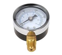 Telituny 40mm 0~200psi 0~14bar Pool Filter Water Pressure Dial Hydraulic Pressure Meter Manometer 1/8" NPT Thread