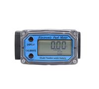 Telituny Digital turbines Flows Meter, Liquid Flows Meter with Anti-Drip Design, 10-250L/min Measurement Range, for diesell, Gasoline, Kerosene, ureas, Fuel Dispensing (Blue)