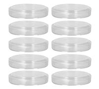 Telituny Glass Petri Dishes with Lids, 10 Pack 85mm 94mm Borosilicate Glass Culture Dishes, Science Lab Petri Plates for Experiments Classroom Activities Home School