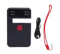 Telituny Handheld Light Transmittance Meter, Digital Transmittance Tester for Sunlight/Visible/Infrared Light (365nm/530nm/940nm), ±2% Accuracy, 1.14" Color LCD, Hold Function, Portable
