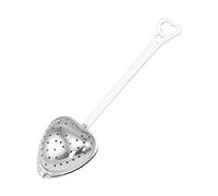 Telituny Heart Shape Tea Infuser Spoon，Stainless Steel Filter Tea Spoon with Long Handle,Long Grip Strainer for Loose Leaf Tea for All Loose Tea Leaves, Cooking Filter Mulling Spices, Teapot