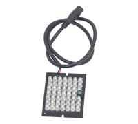 Telituny ir Illuminator,850nm Infrared Panel,Professional 48-LED Infrared resistances for CCTV Security Cameras, 12V DC Night Visions Booster with ABS Housing for Home Commercial surveillances