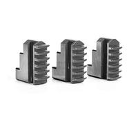 Telituny Jaw Lathe Chuck External-3 Pcs K11-100 External Jaw 4in Chuck 20CrMnTi High Strength Long Service Life Chuck Jaw