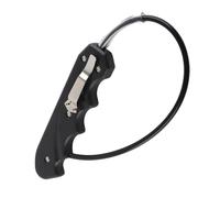 Telituny Motorcycle Whip, Portable Biker Whip with ABS Handle Stainless Steel Rope, Lightweight Get Back Whip, Multi Purpose Self Defense Bike Whips, for Motorcycles,Personal Car Safety Tool