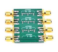 Telituny RF Attenuator, 50 Ohm SMA Female Attenuator 0-30dB, DC-4GHz Attenuator for Signal Control, Precision Carbon Film Attenuator for Electronics, Lab, and RF Applications