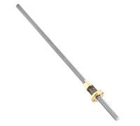 Telituny T8 Lead Screw 8mm x 300mm, Anti Backlash Nut, 304 Stainless Steel Threaded Rod for 3D Printer Z-Axis, CNC Mill Upgrade, High Precision Motion Components (300mm)