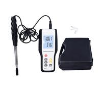 Telituny Thermal Anemometer, Professional Wind Speed Meter with Extendable 1000mm Probe, Large Backlit LCD, Measures CFM/CMM, 0.8s Sampling for HVAC, Wind Turbines, Industrial Ventilation