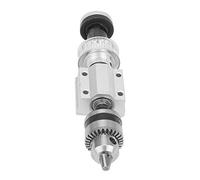 Telituny Unpowered Spindle Assembly Kit, Precision Machine Spindle with B12 Drill Chuck, XL20 Synchronization Wheel & Bearings, 0.005mm Tolerance for Bench Drills, Table Saws (4" Wheel