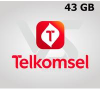 Telkomsel 43 GB Data Mobile Top-up ID