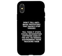 Tell Anti Maskers It Stops Facial Recognition Top Dank Meme Case for iPhone X/XS