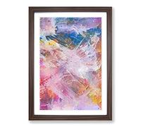 Tell Me a Story in Abstract Framed Print | A2 Walnut Framed Wall Art | Ready to Hang | Abstract Fantasy Picture | Living Room Bedroom Lounge Office